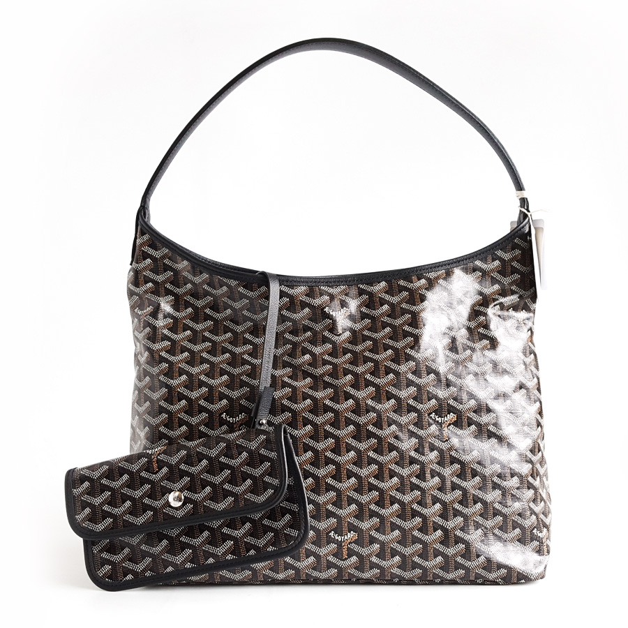Goyard GOYARD戈雅Bohème Hobo包袋BOHEMEPMLTY01CL01P经典款黑色老花HOBO子母包单肩腋下包女士 - 全新