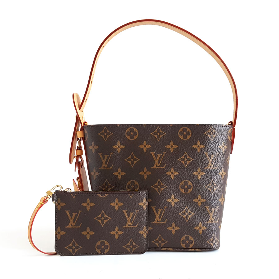 Louis Vuitton LV路易威登M12925老花All In BB水桶包手提单肩包女士 - 95新