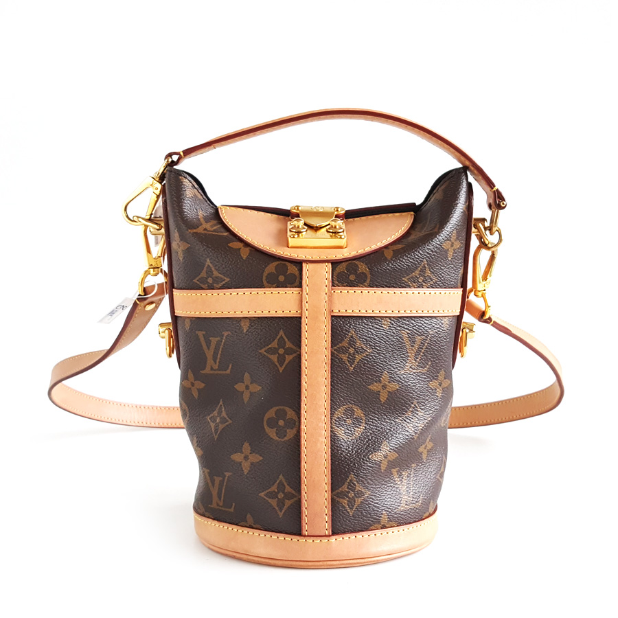 Louis Vuitton LV路易威登Duffle系列M43587老花款Duffle薯条包手提单肩包女士 - 95新
