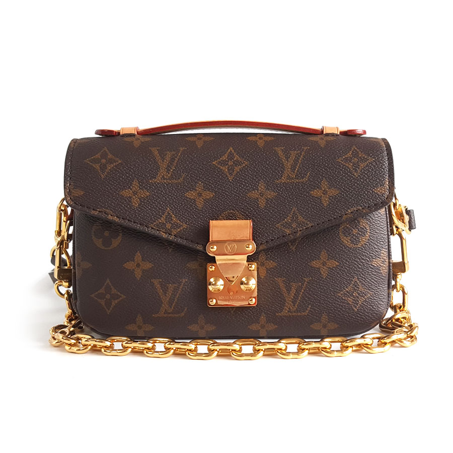 Louis Vuitton LV路易威登POCHETTE METIS EAST WEST 手袋M46279老花新款小邮差包单肩斜挎包女士 - 95新