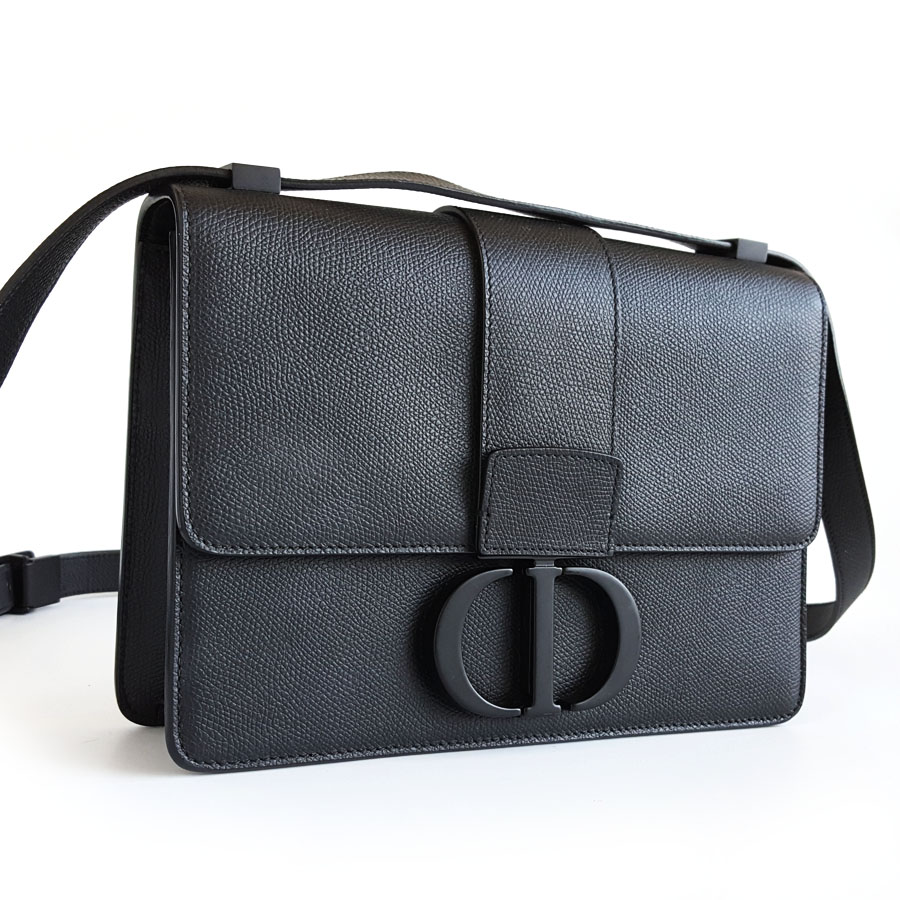 Dior Dior迪奥中号so black磨砂黑蒙田30单肩包 - 95新