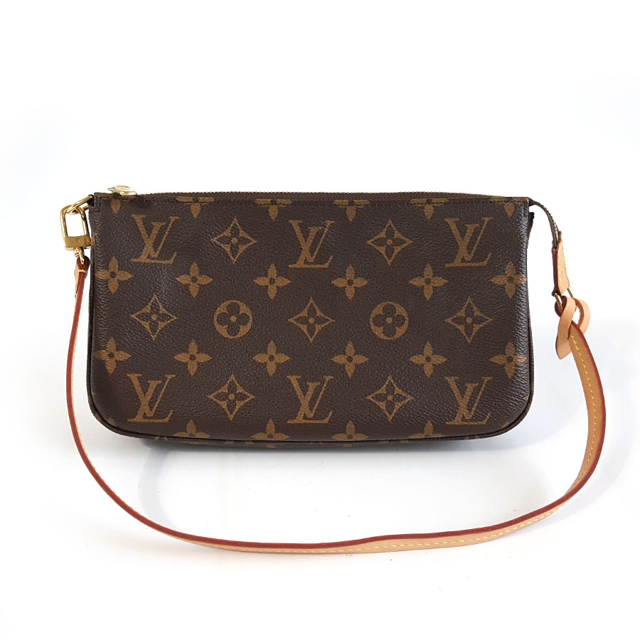 Louis Vuitton LV路易威登M40712老花大麻将腋下包单肩包女士 - 95新